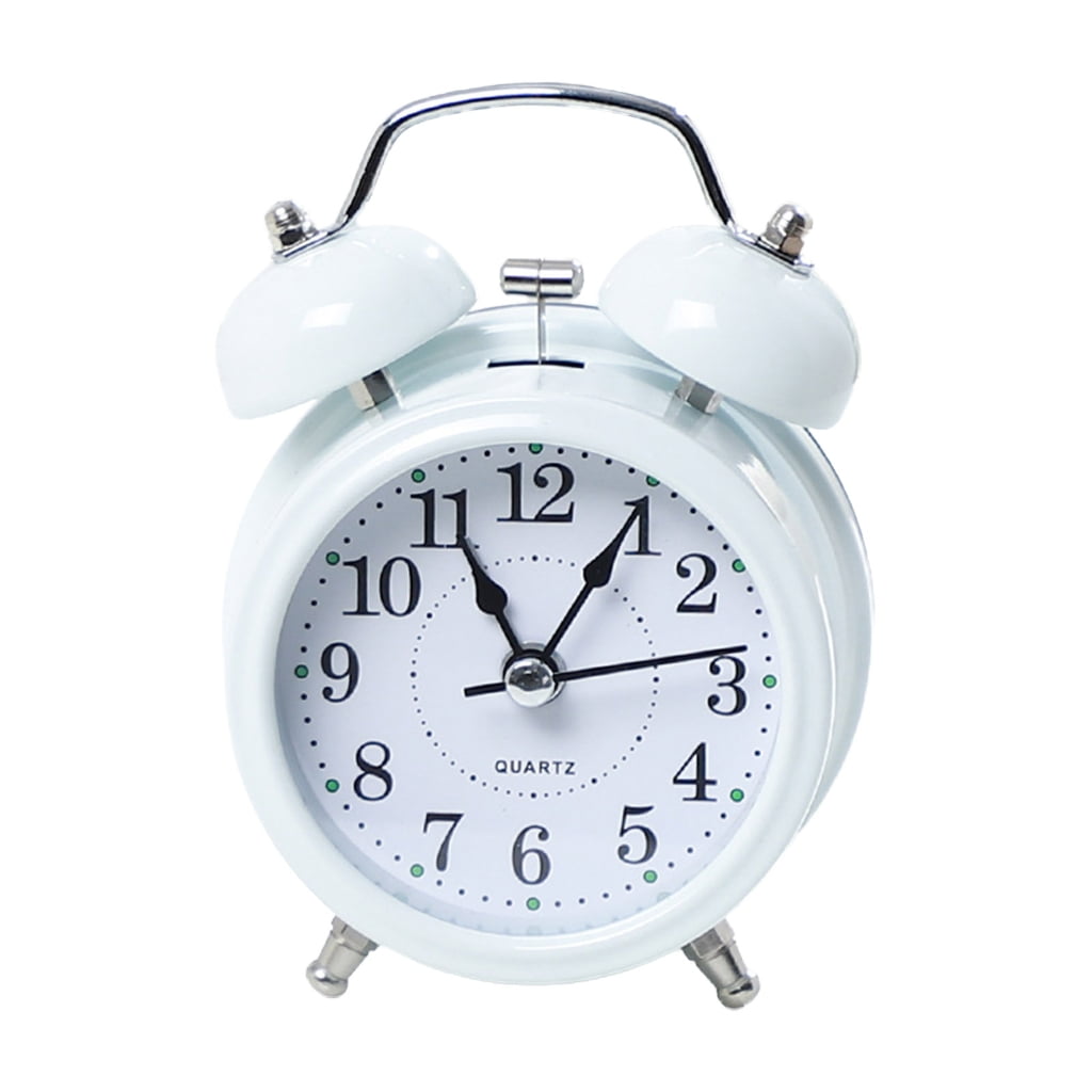 Yammee Retro Loud Alarm Clock Double Bell Battery Powred Bedside Desk Ornament