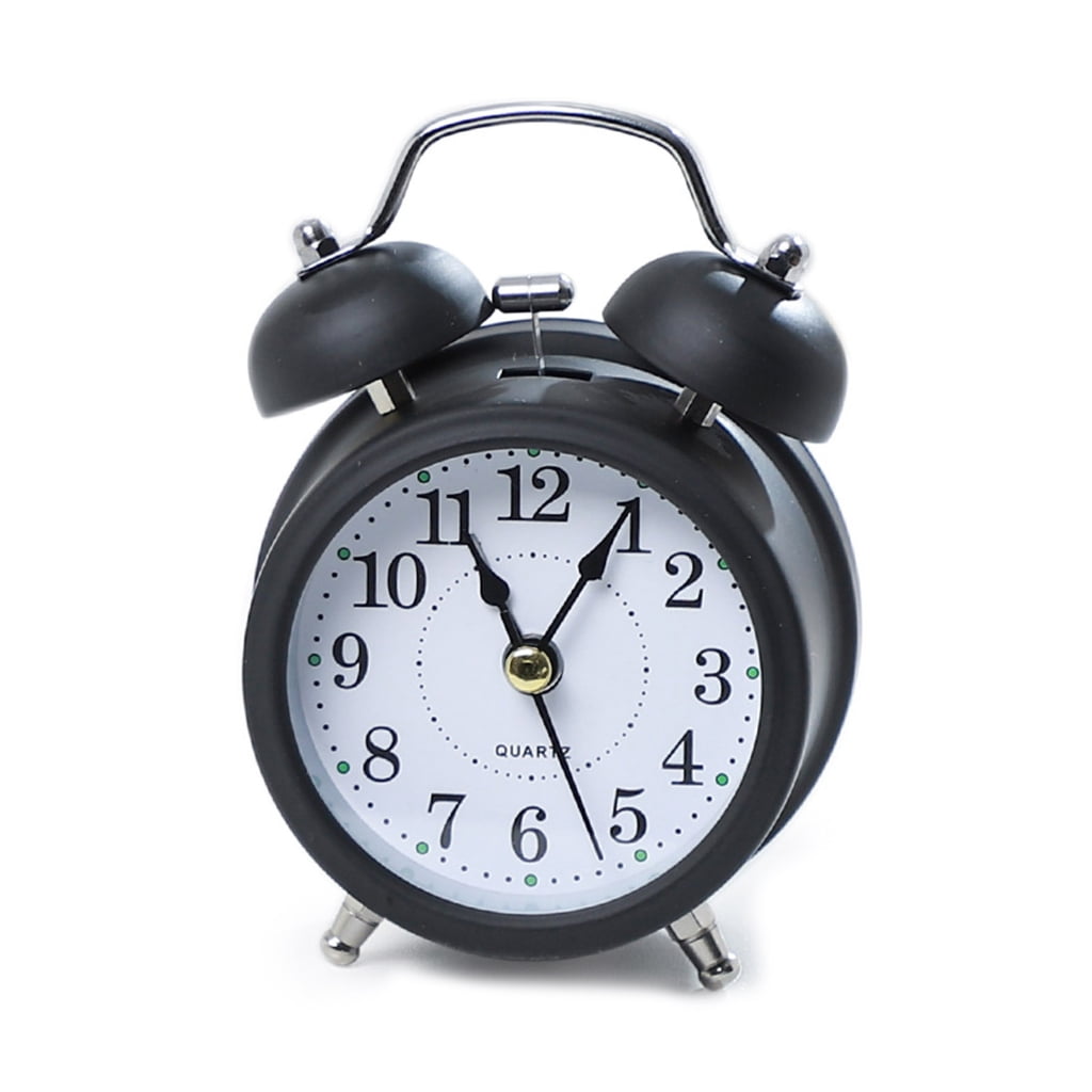 Yammee Retro Loud Alarm Clock Double Bell Battery Powred Bedside Desk Ornament