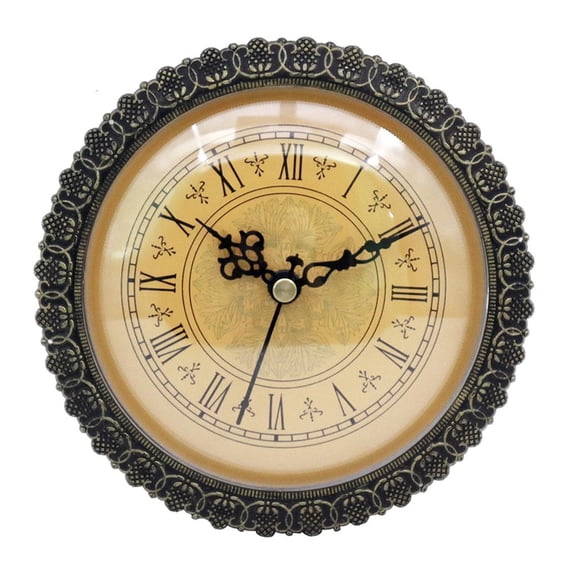 Yammee Retro Quartz Clock Insert 150mm Metal Clock Face for Home DIY Crafts Supplies
