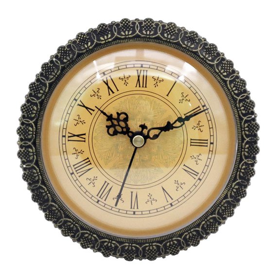 Yammee Retro Quartz Clock Insert 150mm Metal Clock Face for Home DIY Crafts Supplies