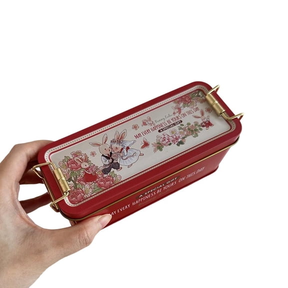 Yammee Retro Styles Metal Candy Box Decorative Reusable Tin Container For Wedding