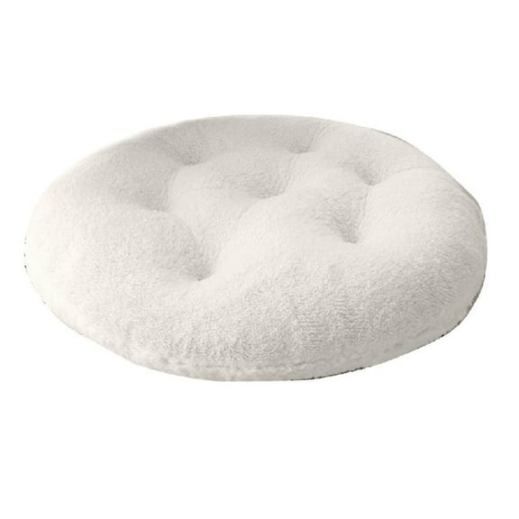 Yammee Round Chair Cushion for Seat Pad Thicken Lamb Plush Fluffy for Office Living Room Car Garden Patio Mat 5 Colors