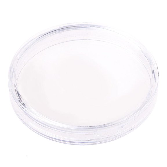 Yammee Round Coin Storage Box Transparent Nail Beauty Diamond Ring Earring for Case for Cosmetic Makeup Nail Art Crafts