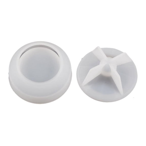 Yammee Round Shaped Storage Container Moulds Silicone Material Perfect for DIY Crafts