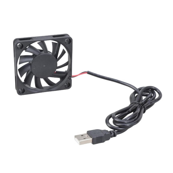 Yammee Router Cooling Fan PC TV Box Quiet 5V USB Power 60mmx60mmx10mm Cabinet Cooling Fan 6CM Protective Net Replacement