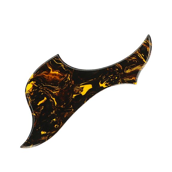 Yammee Scratch Plate Electric Guitar Protector Yellow Pattern Electric Guitar Pickguard PVC Texture for String Instrument