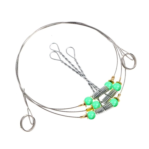Yammee Sea Fishing Swivel String Hook Wire Anti-Bites Fishing Line Wire Leader