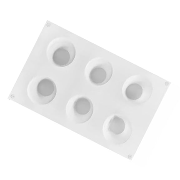 Yammee Set of 2 Silicone Baking Cups Mousse Cake Mold Practical Chocolate Baking Moulds