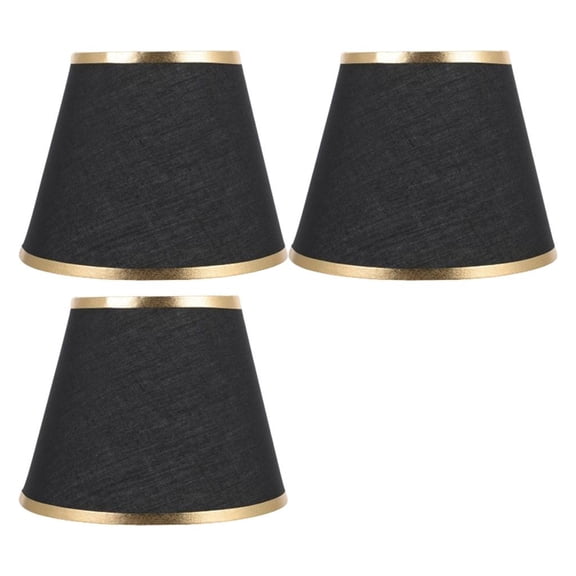 Yammee Set of 3 Lighting Cover Bells Clip On Chandelier Shades Chandelier Lamp Cover