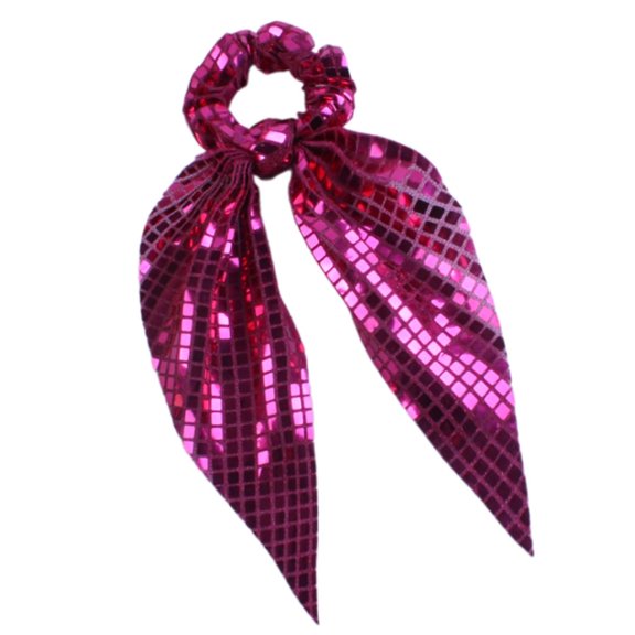 Yammee Shimmering Sequins Elastic Hair Tie Hair Scrunchies for Fashion Forward Women Elastic Hairband for Various Occasion