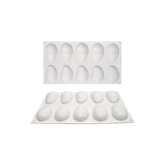Yammee Silicone 3D Mangos Shape Molds Multi Cavity Baking Freezers Tray for Mousse Cake