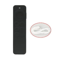 Yammee Silicone Case Cover for Apple TV 4K 6Th 2021 Smart TV Remote Control Shockproof Anti-Lost Anti-Slip Protective Cover