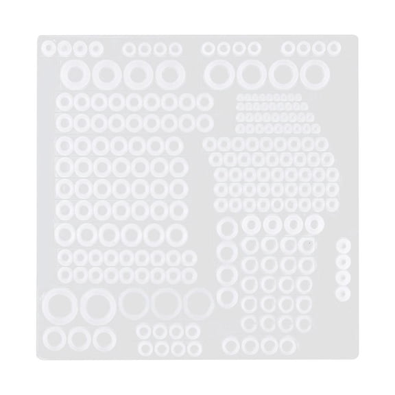 Yammee Silicone Gasket Sealing O Rings Replacement Flat Washer Plumbing Washers