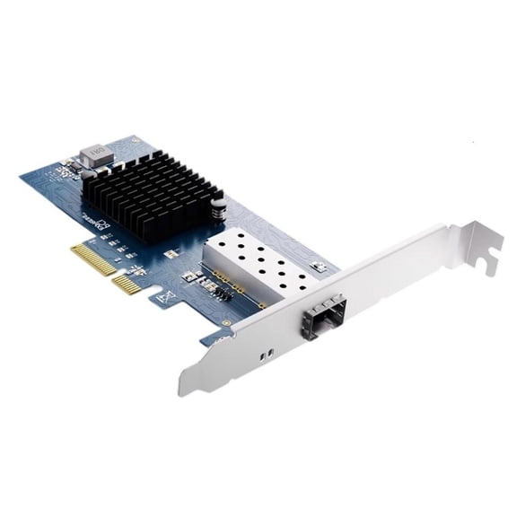 Yammee Single Port 10Gbps PCIe4.0 Networking Card With Fiber Optics Compatibility Enhanceds Stability For Enterprise Servers Environment