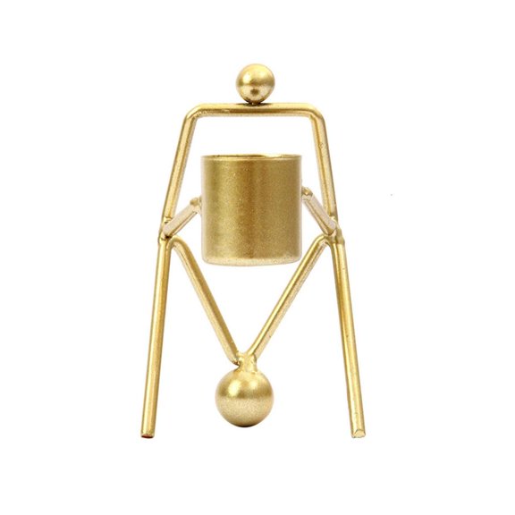 Yammee Small Abstract Candle Stand for Coffee Table and Living Room Display