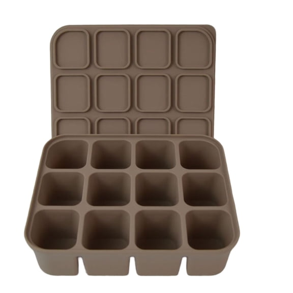 Yammee Small Design Silicone Ice Cubes Tray 4/6/12 Grids Mould For Efficient Storage