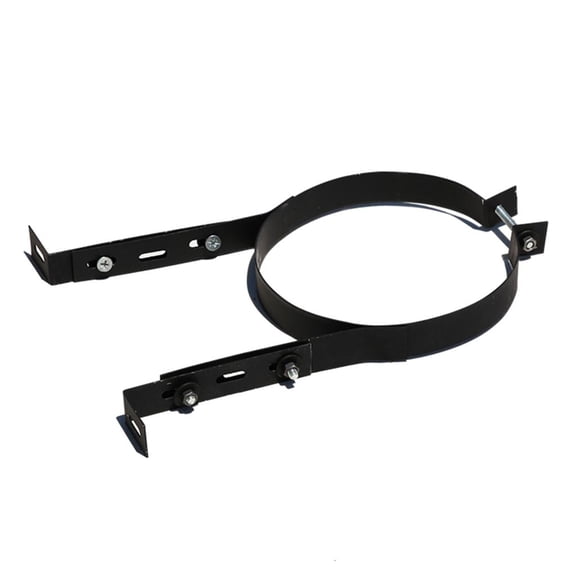 Yammee Smokes Pipe Bracket Chimney Pipe Holder High Strength Chimney Pipe Brackets Adjustable Stainless Steel Wall Support