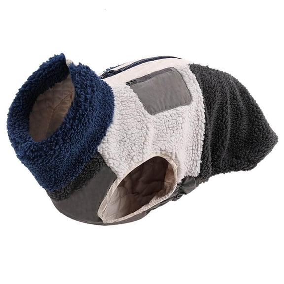 Yammee Soft Warm Dog Coat Front Slide Easy Wear Cold Weather Security Small Intermediate Breeds Clothing