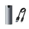 thumbnail image 1 of Yammee Solid Drive Aluminum Solid Drive M.2 NVME to USB 3.1 TypeC Enclosure Adapter Solid Disk for 2230/2242/2260/2280, 1 of 12