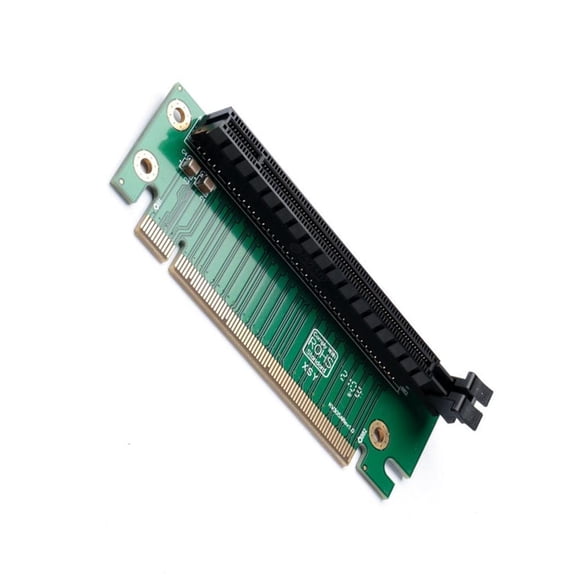 Yammee Space Efficient PCIe 16x Graphics Risers Card, Male to Female Connectors with 90 Degree Angles for Better Ventilation