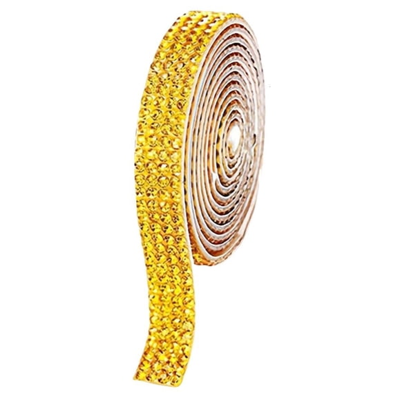 Yammee Sparkling Rhinestones Ribbon 9mmX1Yard Crystal Ribbon for Art Craft Wedding Cake