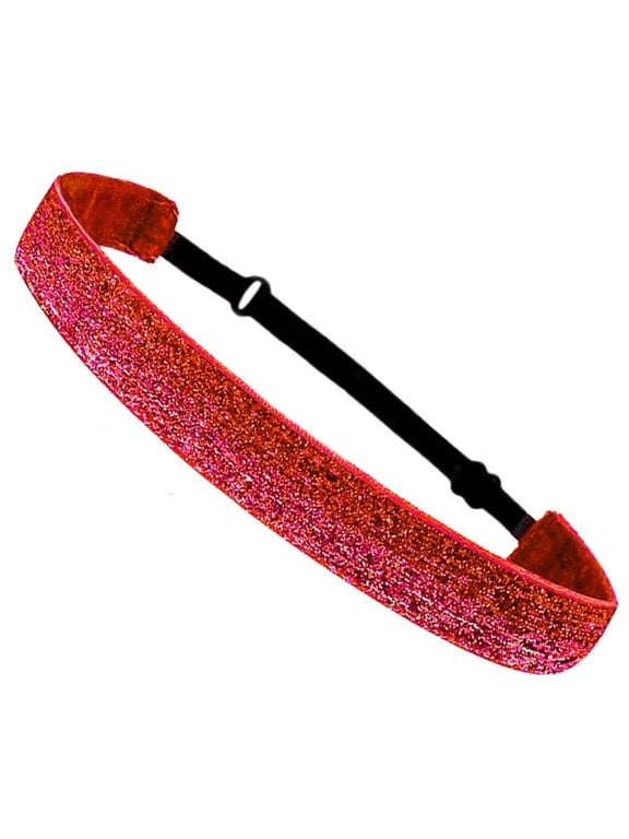 Yammee Sparkly Glitter Headbands Non-Slip Running Headbands Sports Hair Accessories