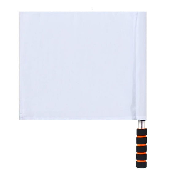 Yammee Sports Referee Flags Racings Conducting Flags with Sponges Handle Linesman Signal Flags Soccer Equipment for Sports Event