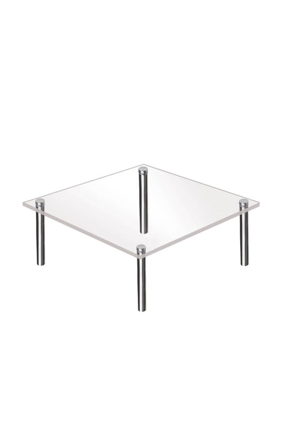 Yammee Square Round Small Doll- Jewelry Rings Display Stand Round Small Jewelry Bracket