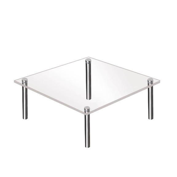 Yammee Square Round Small Doll- Jewelry Rings Display Stand Round Small Jewelry Bracket