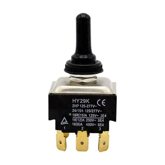 Yammee Stable 9 Contact Toggle Control Switches Easy to Install Push Switches for Wire