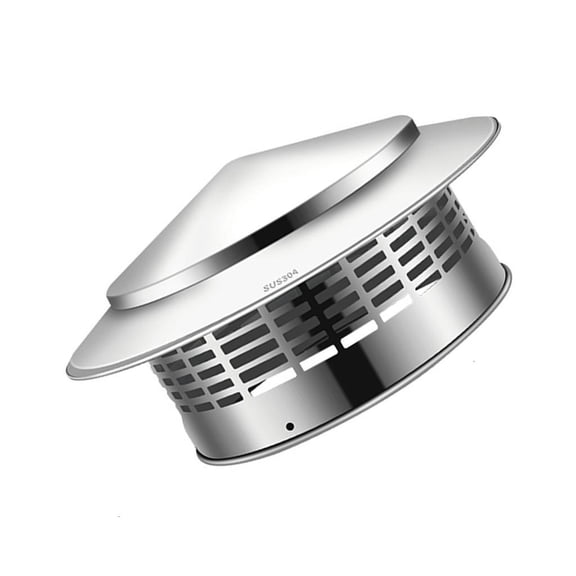 Yammee Stainless Steel Chimney Cover with Screen Stove Pipe Chimney Caps All Weather Rain Caps Fireplaces Exhaust Caps Enduring