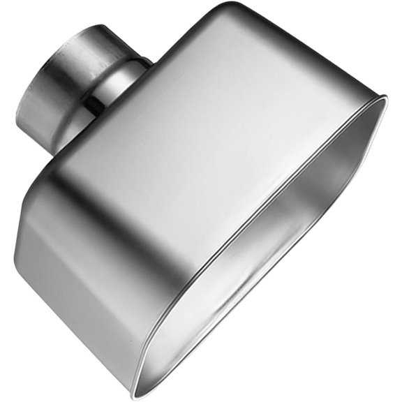 Yammee Stainless Steel Downspout Drainage Channel Gutter Downspout Adapter Fitings