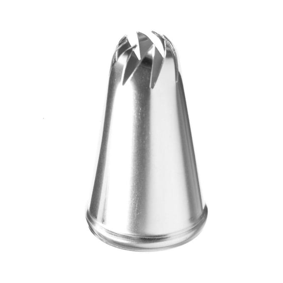 Yammee Stainless Steel Eight Teeth Drop Rose Flower Icing Piping Tips Nozzle Tool