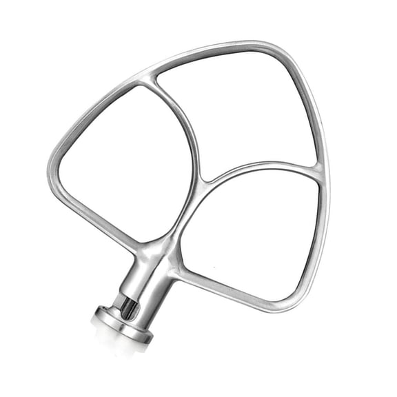 Yammee Stainless Steel Flat Beater Paddle for 4.5-5QT Bowl Lift Stand Mixer Beater Replacement Attachment Accessories