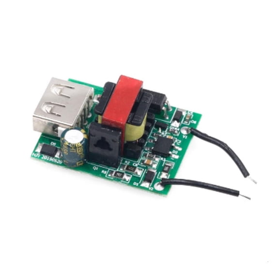 Yammee Step Down Power Supply Module With USB Port 12V 24V 36V 48V 72V to 5V 1A