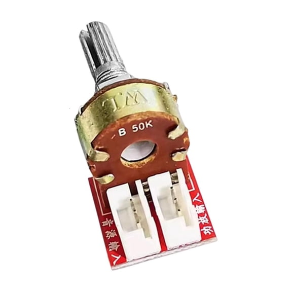 Yammee Stereo Auditory Sound Control Board With Double Gang Potentiometer B10K/B50K/B100K For Amplifiers And DIY Kit