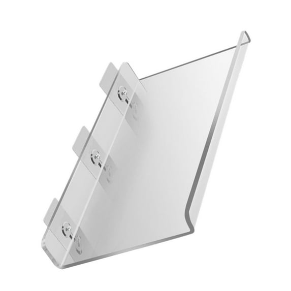 Yammee Storage Rack Floating Shelf Wall-mounted Acrylic Clear Floating Shelves Wall Shelf for Home Bathroom Bedroom Display