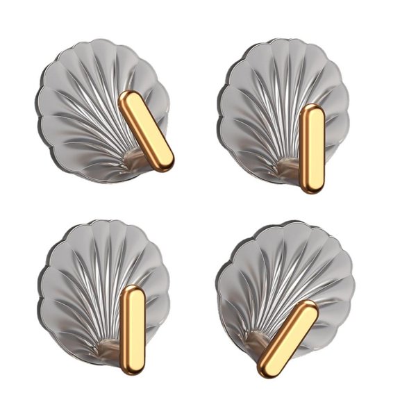 Yammee Strong Invisible Plastic Hooks Rustproof Bathroom Kitchen Heavy Duty Hangers