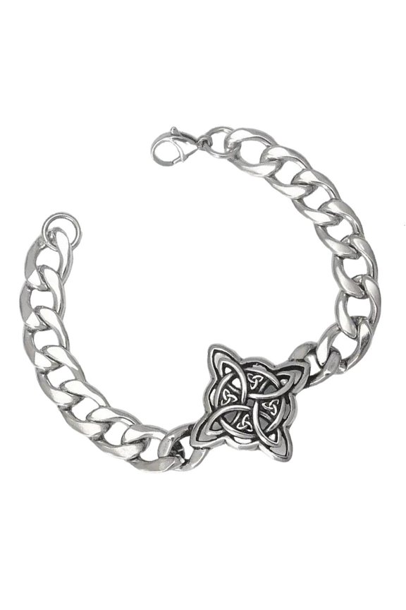 Yammee Strudy Witch Knot Bracelet Jewelry Men's and Women's Knot Bracelet Stylish Stainless Steel Writband for Gatherings