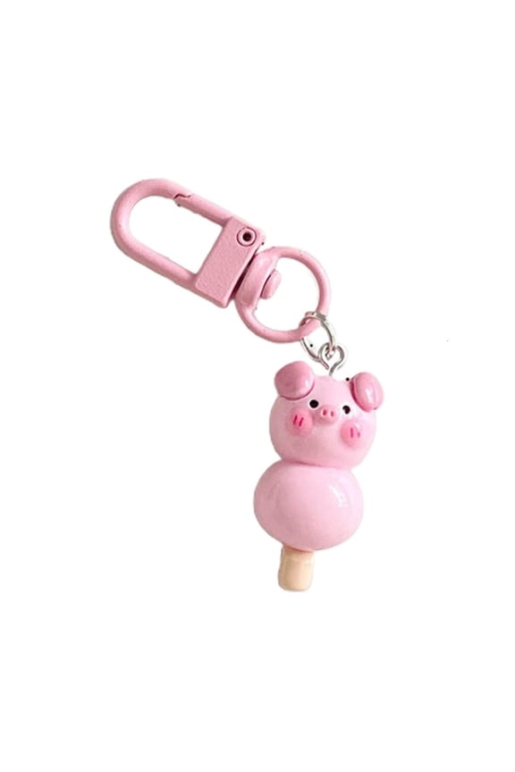 Yammee Stylish Bag Charm Trendy Bag Pendant Unique Pig Keychain Eye Catching for Bag