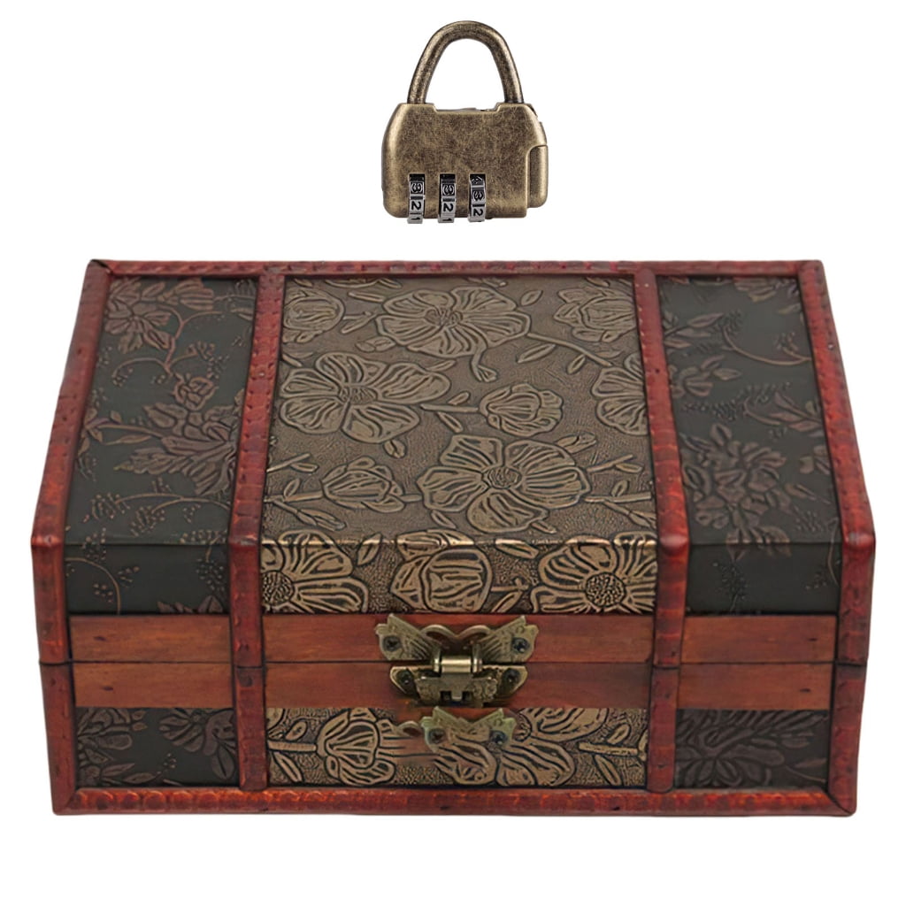 Yammee Stylish Designs Wood Storage Box Accessory for Jewelry and Small ...