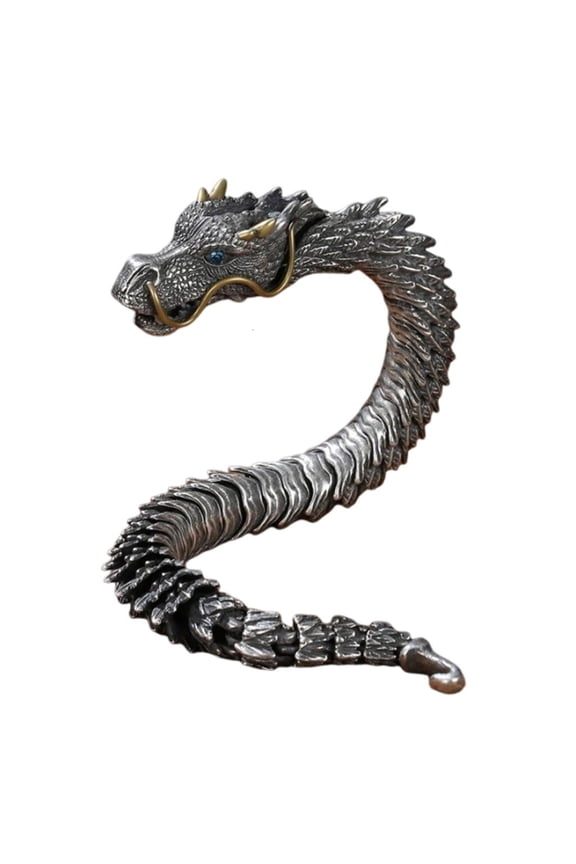 Yammee Stylish Dragon Designs Copper Cuff Unique Dragon Copper Cuff Stylish Bracelet Wristband for Casual or Party Attire