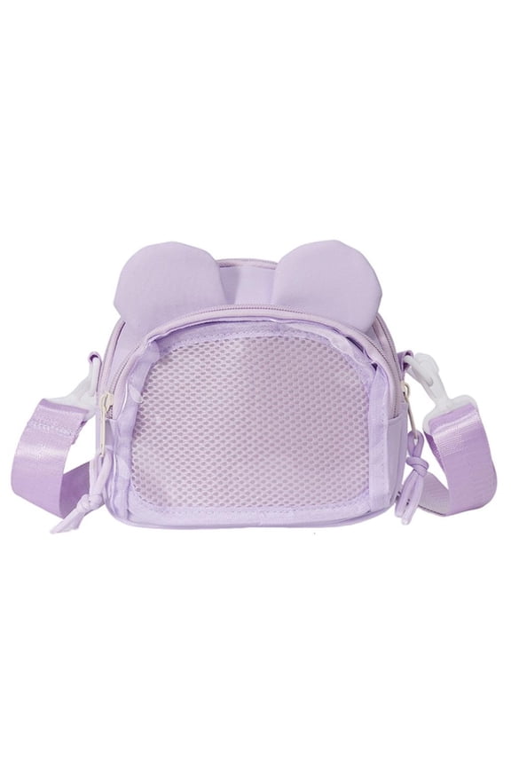 Yammee Stylish Ita Bag Crossbody Bag With Clear Badge Display Holder Shoulder Purse