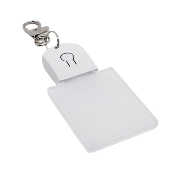 Yammee Sublimation Blank LED Acrylic Keychains DIY Decorations Hanging Ornaments