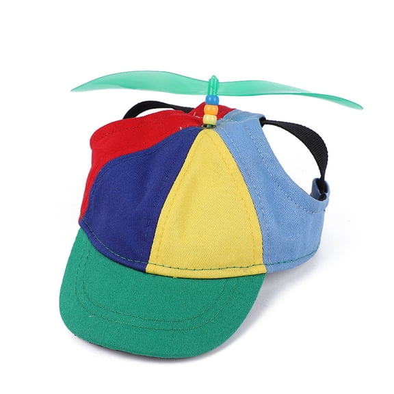 Yammee Summer Puppy Hat Propeller Cap Photo Props with Adjustable Elastic Strap