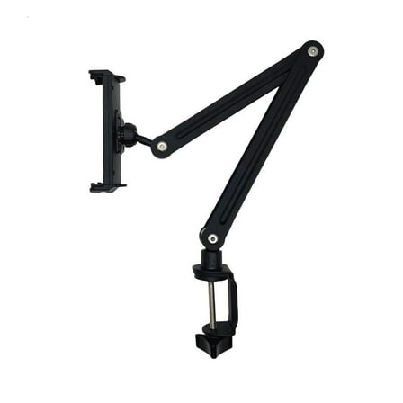 Yammee Tablets Holder for Bed and Desk with 360 Degree Rotation and Adjustable Arm for 4.7" 12.9" Devices