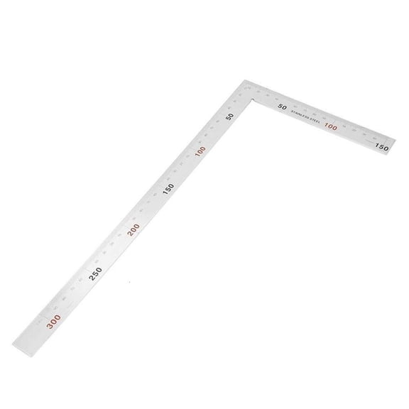 Yammee Template Tool Right Angles Ruler for Carpenter Engineer Framing Square Ruler