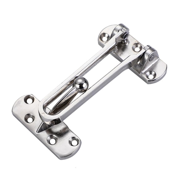 Yammee Thicken Swing Bar Door Lock Guard Home Security Door Lock Hotel Reinforcement Door Latches for Front and Inside Door