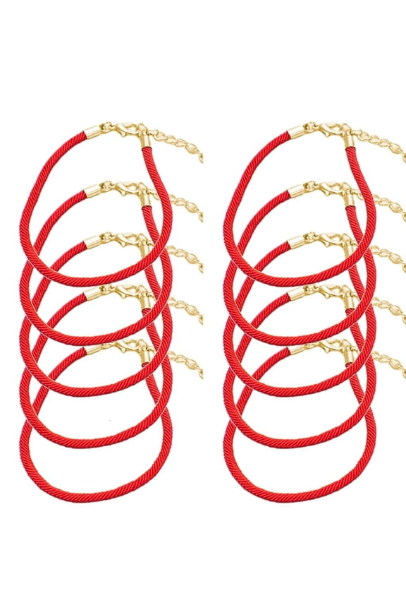 Yammee Traditional String Bracelet Polyester Cord Handchain Protections Jewelry Thread Bracelets Wristband for Couple