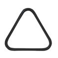 thumbnail image 1 of Yammee Triangle Billiard Balls Rack Frame Triangle Positioning Racking Setting Rack, 1 of 9